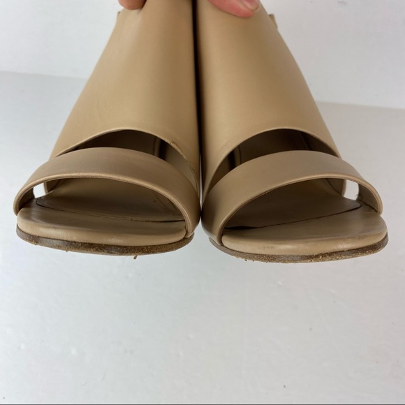 Vince Karen Tan Double Band Wedge Sandal 8 - Picture 8 of 9